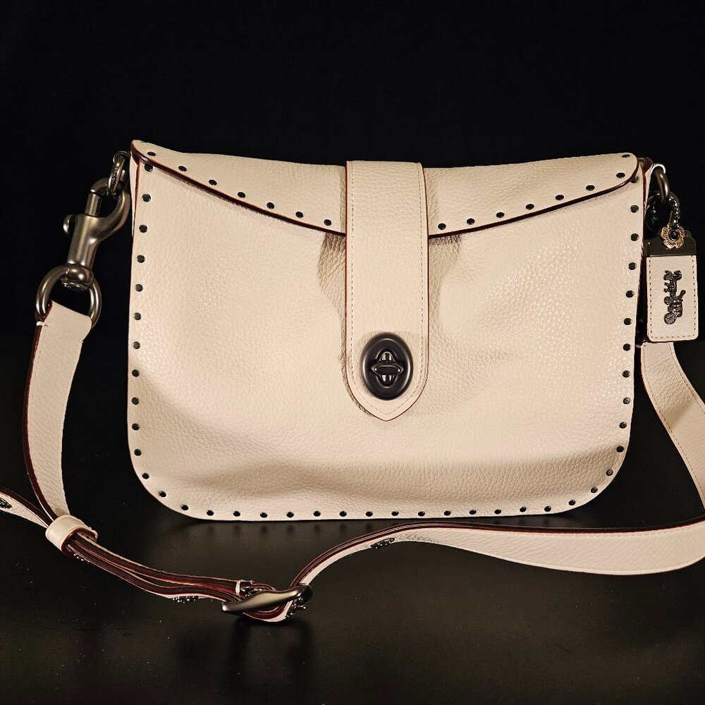 New Coach White Shoulder Bag